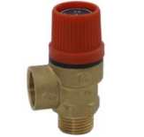 boiler safety pressure relief valve 1/2" mxf bsp various6bar