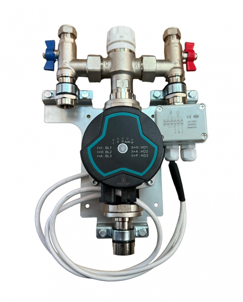 Underfloor Heating Single Zone/Room Manifold Pump Mixing Blending Valve