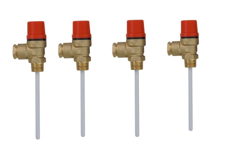 4 x alternative  caleffi temperature & pressure relief valve 1/2″ 7 bar 90&deg;c 309470 (four pack)