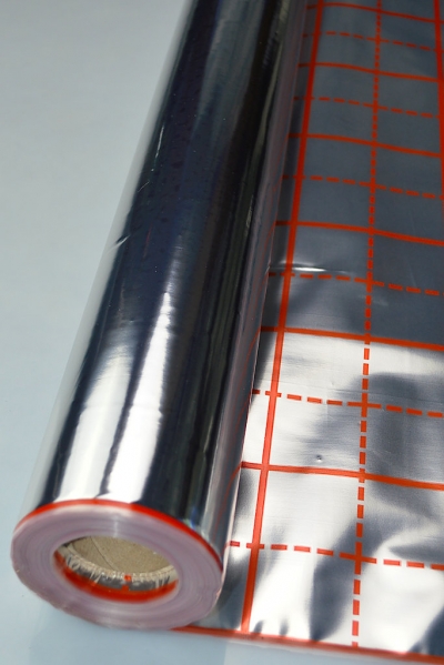 underfloor aluminium thermal insulation for underfloor heating 1mx50m
