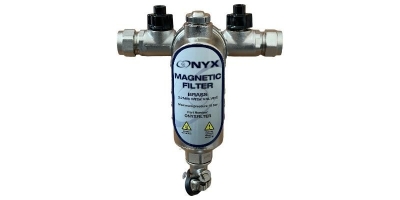 onyx 22mm brass magnetic filter with valve