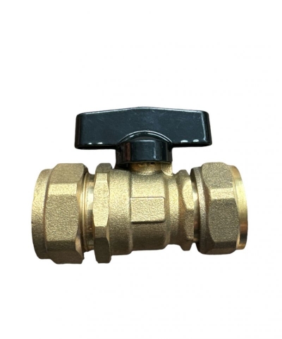 brass isolating valve 3/4" x 22mm